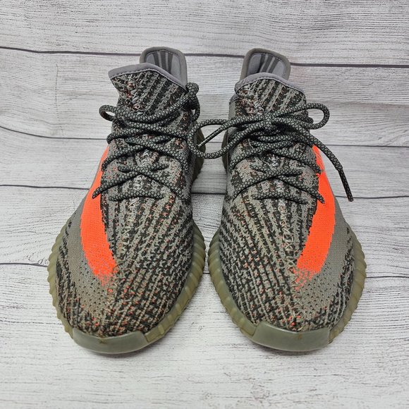 ADIDAS YEEZY BOOST 350 V2 Beluga Reflective GW1229 100% AUTHENTIC Men's sz 12 - Picture 2 of 11